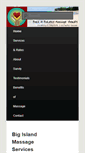 Mobile Screenshot of bigislandmassagebysandy.com