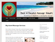 Tablet Screenshot of bigislandmassagebysandy.com